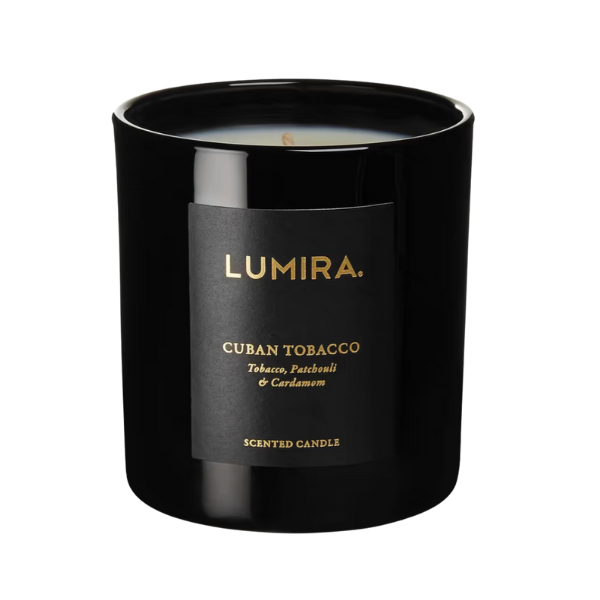 LUMIRA Cuban Tobacco scented candle, 300g