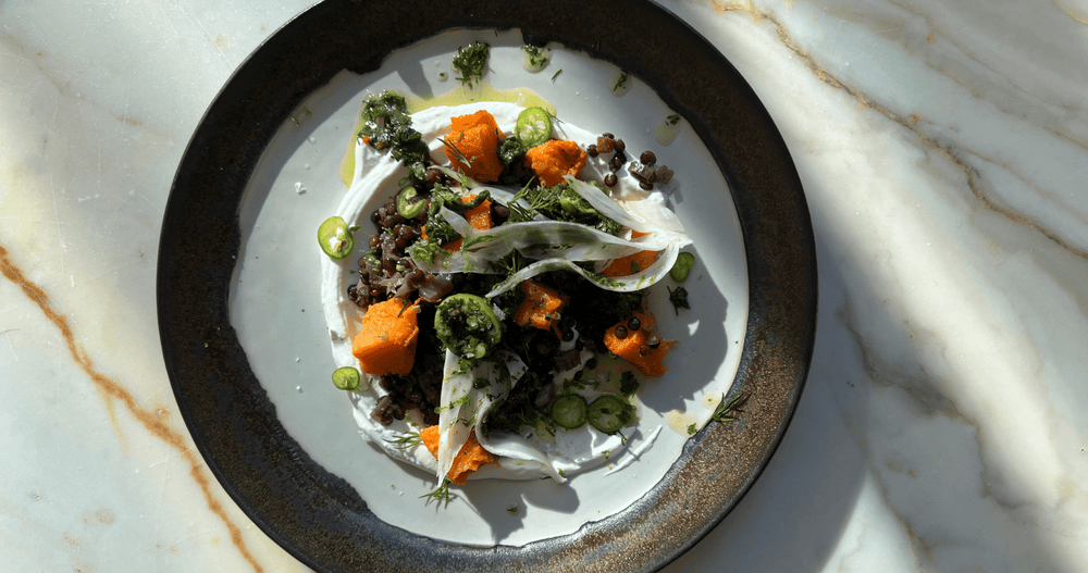 EyeSwoon Unplugged: Stewed Lentils With Sweet Potato